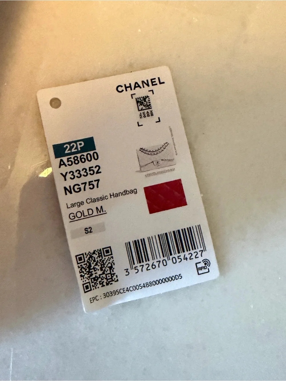 CHANEL authentic bag